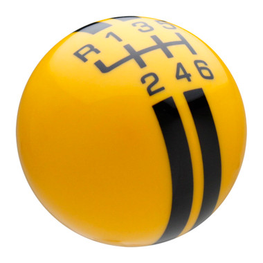 【値下げ】 Rally Black / Yellow Stripe Knob Shift Accessory