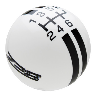 シボレーモンテカルロコラムシフト 6 speed RUL engraved shift knob WHITE: M12 x 1.25 for 2016