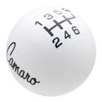 White knob with Black graphics