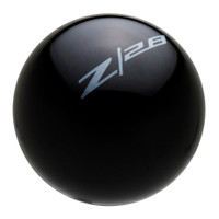 Black knob with Pearl Gray graphics