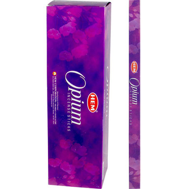 Bastoncini Di Incenso Hem Black Opium – 6 Confezioni Da 20 Stick, Profumo Intenso E Misterioso, Per Ambiente E Meditazione