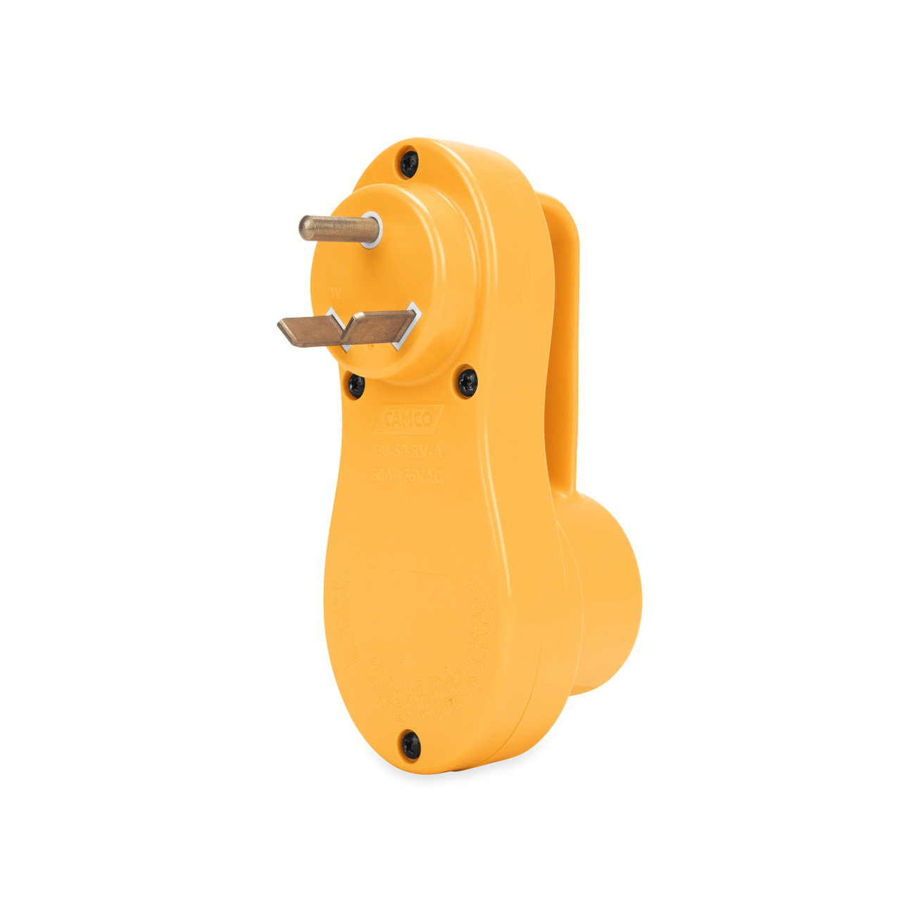 Camco Power Grip Electrical Offset Adapter - 30 amp to 50 amp RV Power ...
