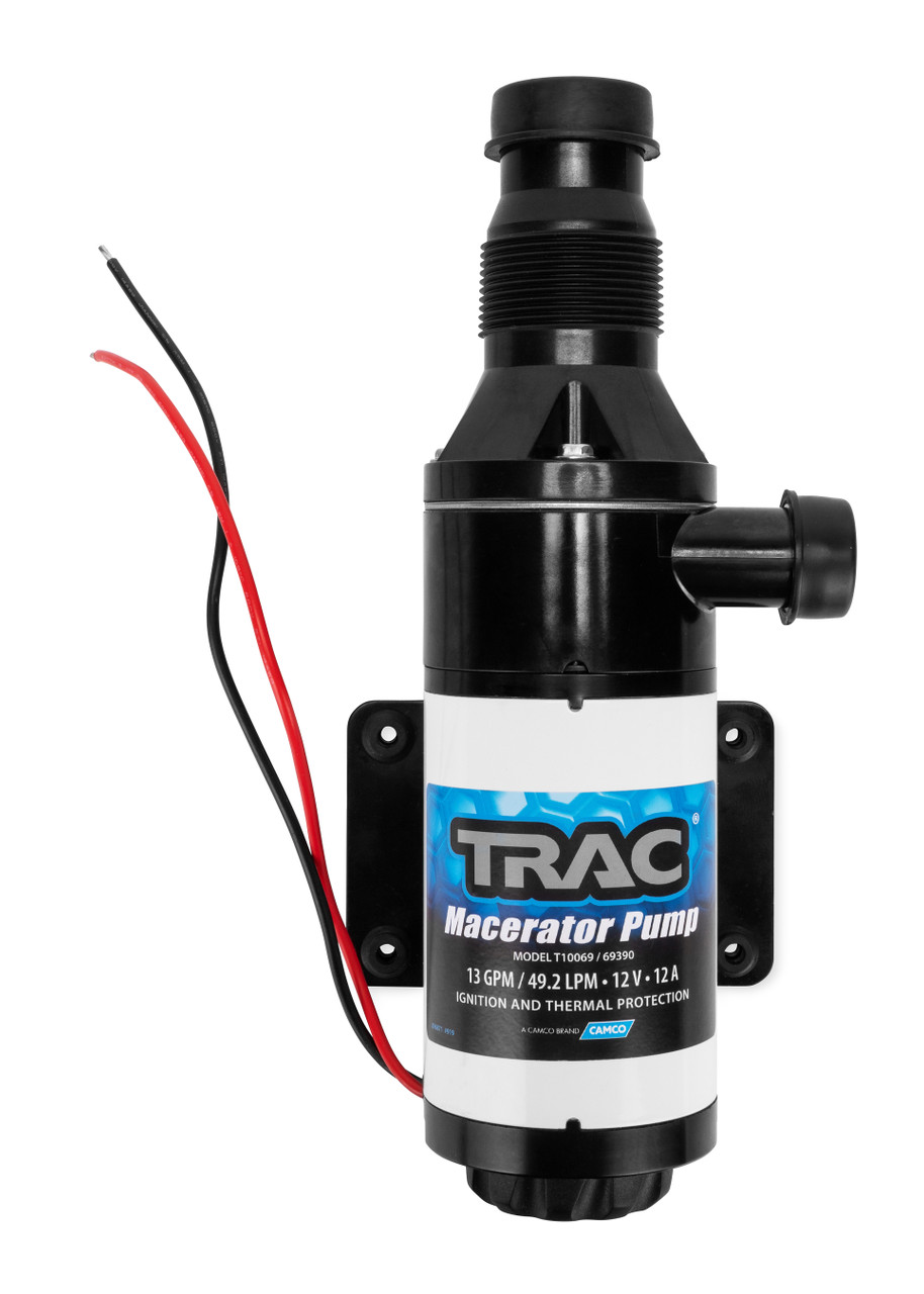 best fish box macerator pump Camco 39040 Rhino RV Sewage System durable pump can be used in multiple wells seaflomarinerv - 12GPM 45LPM Marine