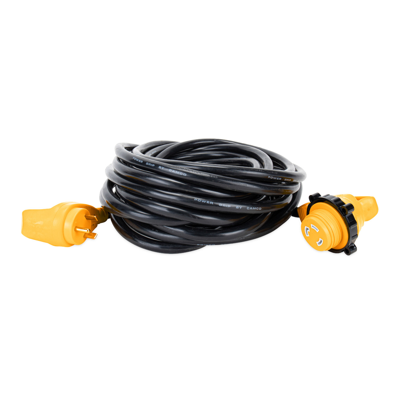 Camco Power Grip 30-Amp RV Extension Cord/Level 1 EV Charger, 50