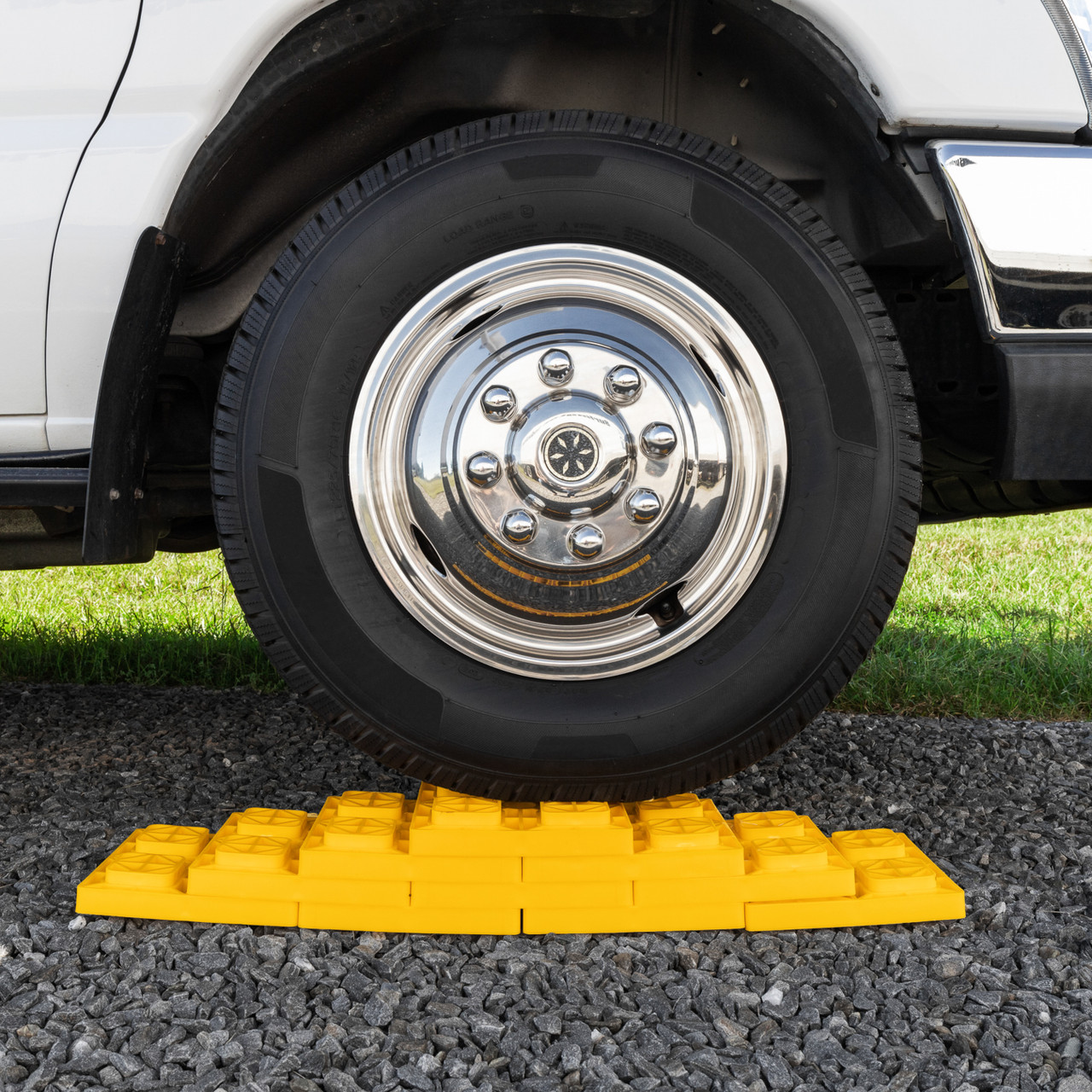 Camco FasTen Camper / RV Leveling Blocks – Features Interlocking Design ...