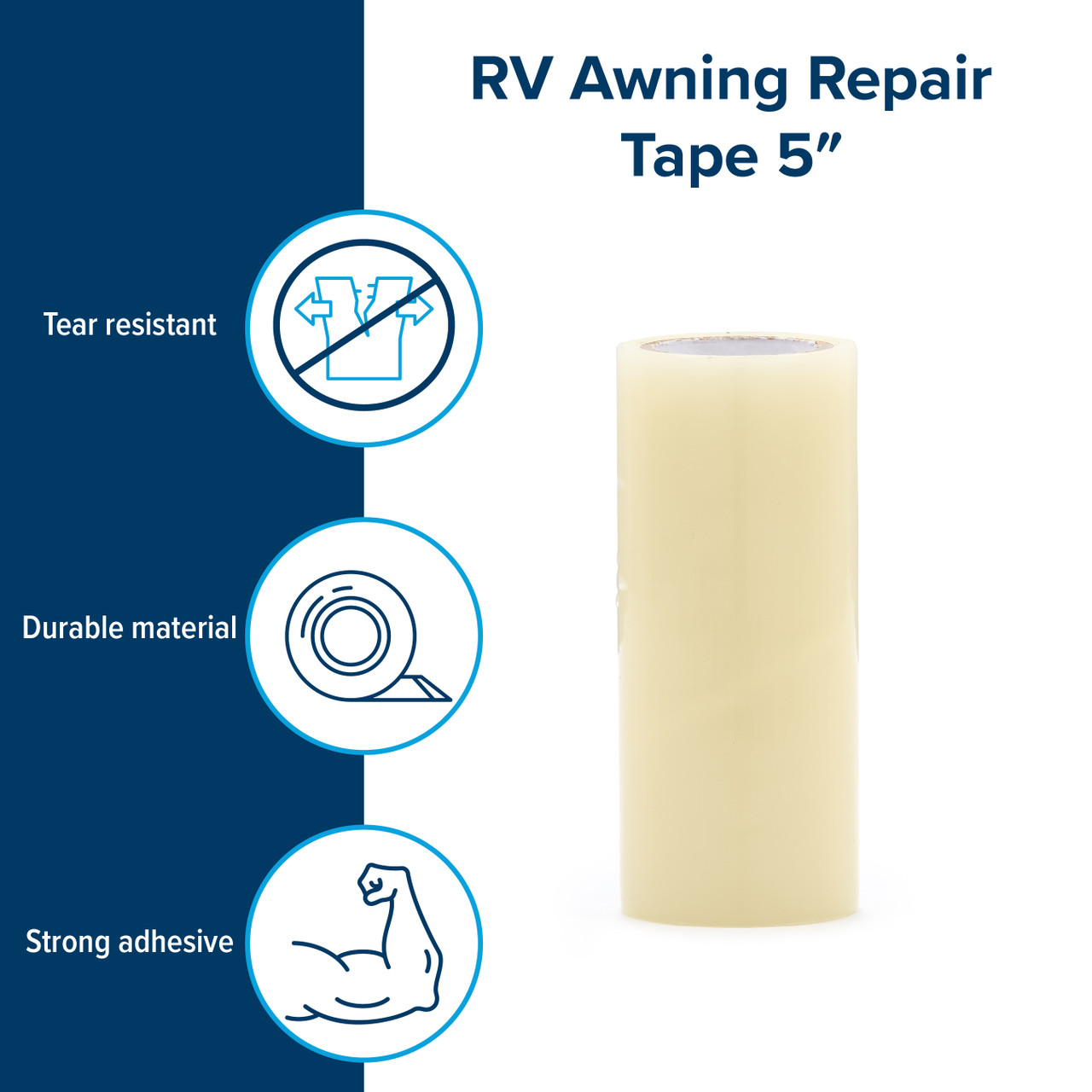 Awning Repair Tape, 5" 42623 Camco Dealer