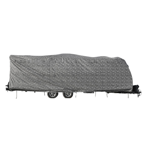 Camco Premium RV Cover, Travel Trailer, 20 to 22-Feet, RV Pattern Design 56380