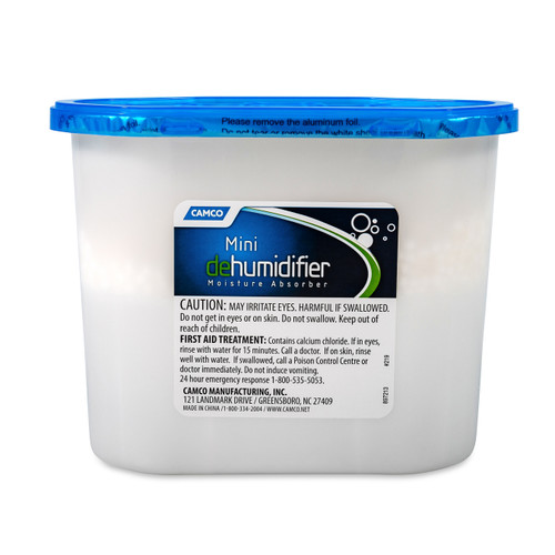 Camco Mini Dehumidifier – Moisture Absorber – Compact Size for RVs, Bathrooms, Closets, etc. – Absorbs up to 3x its Weight in Water 44195