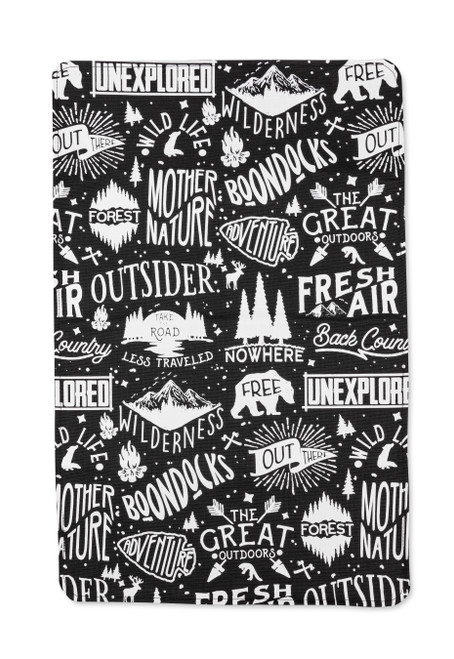 Camco Life is Better at the Campsite RV Door Window Light Blocking Shade, 25 ¼-inches (L) x 16 ¼-inches (W), Outsider 53052