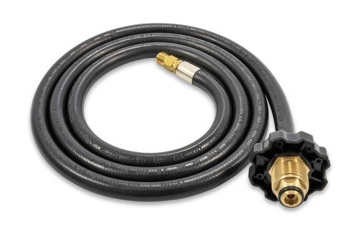 Camco Heavy-Duty RV Propane Supply Hose, 5-Foot, POL x 1/4-Inch Inverted Male Flare Connection 59033