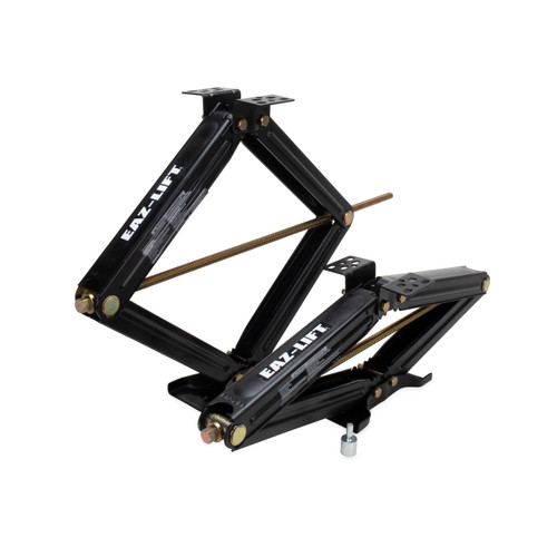 Camco Eaz-Lift 30" RV Scissor Jack Set — Adjustable Height from 4 3/8" to 29 3/4" — 5,000 lb Load Capacity Per Jack — 2-Pack with Power Drill Socket 48840