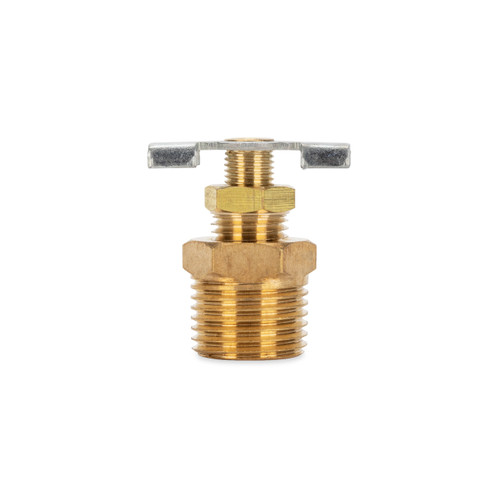 WH Drain Valve - Brass RV, 1/2" (E/F) LLC 11703