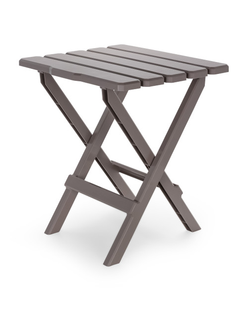 Table,Adirondack Style,Quick-Folding,Plastic,LG,Taupe(E/F) 51887