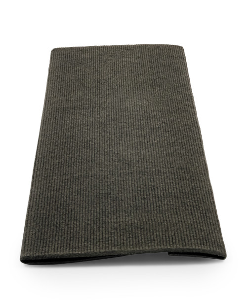 Step Rug,Premium,Poly Single Rib w/UV&TPE 22"x 23" Gray(E/F) 42912