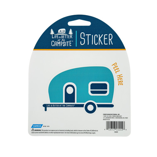 LIBATC, Teal Teardrop Sticker 53255