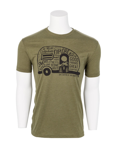 LIBATC, Shirt, Clay, Graffiti RV, XXL 53344