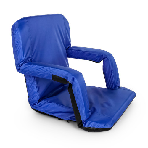 Camco Portable Stadium Seat, Blue 53095