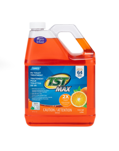 TST MAX Orange Power Toilet Treatment, 1 Gallon (Eng/Fr) 41199