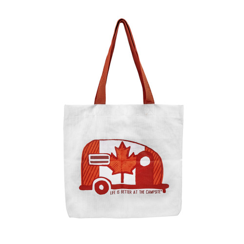 LIBATC, Tote Bag, Canada Flag Mini Camper 53371