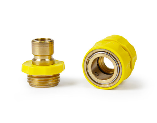 Quick Hose Connect w/Yellow Grip w/o Auto-Shut-Off (E/F) LLC 20143