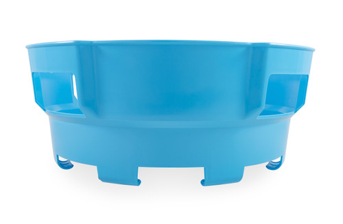 Camco RV Water Hose and RV Power Cord Basket — Keeps Your Essential RV Accessories Organized — Great for RV Storage — Blue 20166