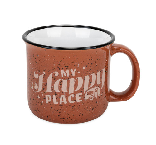 LIBATC, Mug, Red, My Happy Place, 14oz 53472
