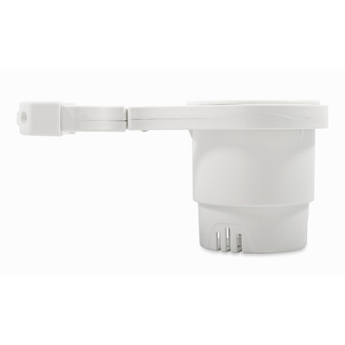 Rail Mounted Cup Holder, Large Clamp, White 53083