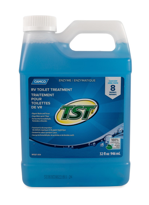 TST Blue Enzyme RV Toilet Treatment, Clean Scent, 32 oz. 41503