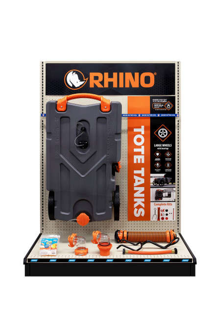 Signage for Rhino Tote Tank Endcap 62209