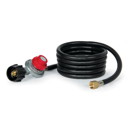 Camco Big Red Campfire Replacement 10-Foot Hose with Regulator 58036