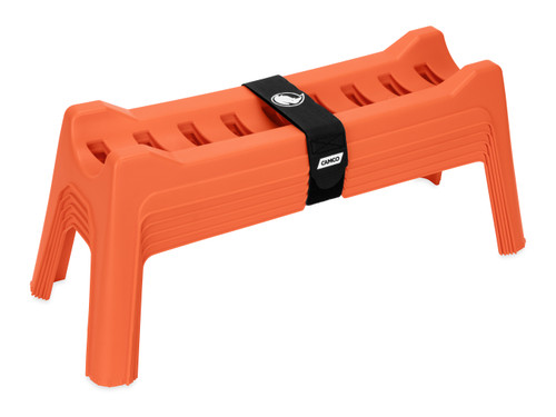 Camco Rhino Camper/RV Sewer Hose Support Kit – Effortless Drainage Over Uneven Terrain – Nesting Design for Easy RV Storage – Includes Five Support Sections 43072