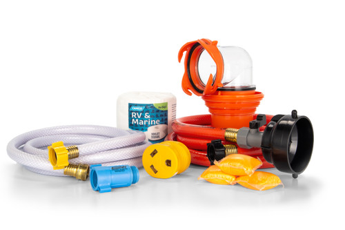 Camco Ultimate RV Starter Kit for Pop-Up Campers, Boxed 47806