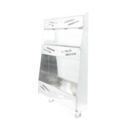 Black Boar Aluminum Large Storage Shelves with Integrated Hooks ¬for Enclosed Trailer/Garage 66110