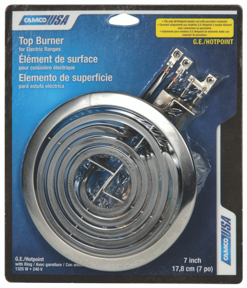 GE/HP 7"x5 Trn GE Supt 1325W 240V w/Porcelain&TrimRing(SKPK) 00183