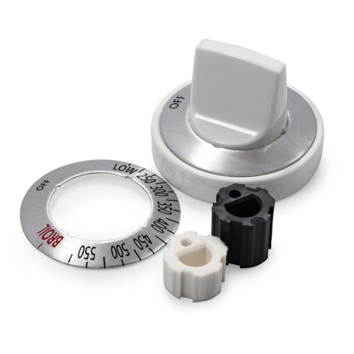 Knob Kit - Gas Range Oven, White (E/F/S) (1/CARD) 00953