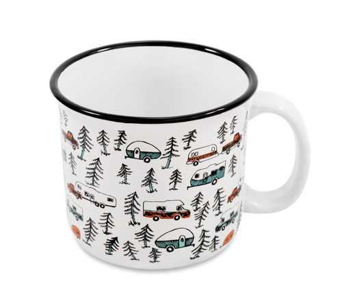 LIBATC, Mug, White, Sketch, 14oz 53383