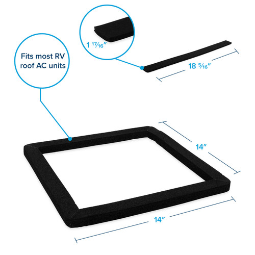 Camco Universal Camper/RV Roof AC Unit Gasket Kit — 14