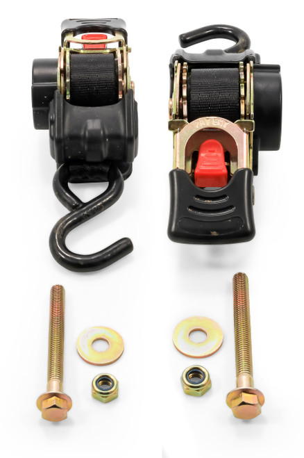 Tie Down Straps, 1" Width, Retractable -5.5', Bolt-On (E/F) 50032