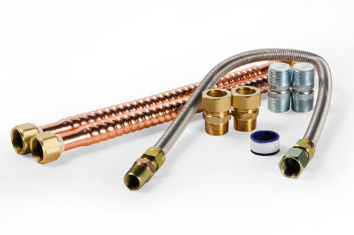 Connector Kit - 15" x 3/4" Gas Copper, (CLAM) LLC 10183