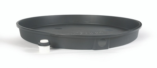 WH Drain Pan - 24" ID Plastic w/CPVC Fitting (E/F) 11366