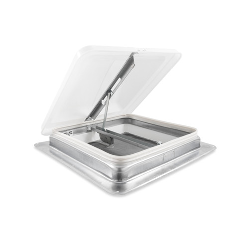 Camco RV Roof Vent Kit — Replacement Vent Assembly for Ventline, Jensen & Elixir Vents — Waterproof Design w/Translucent Lid & Built-In Screen — For RV Roofs 1 1/4" to 2 1/4" Thick 40480