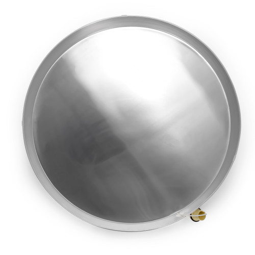 WH Drain Pan - 28" ID Alum Short w/CPVC Fitting (E/F) 20856