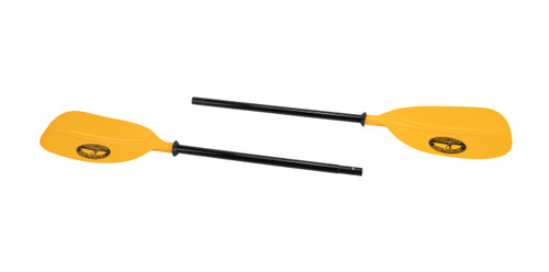 Kayak Paddle, Symmetrical, Yellow, 7.0' 50481