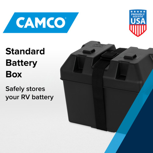 Battery Box - Standard, Single Pack (Eng/Fr/Sp) 55363 - Camco Dealer