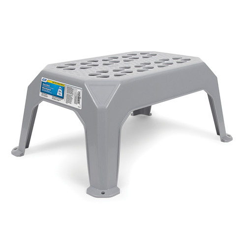 Step Stool, Plastic, Small Gray (E/F) 43460