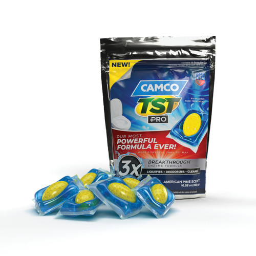 TST PRO RV Holding Tank Treatment Drop-INs, American Pine, 10-Pack 41770