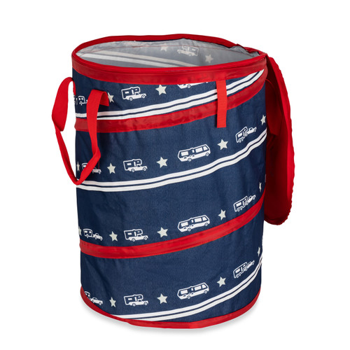 Camco Life is Better at the Campsite Pop-Up Container, 24" x 18", Patriotic Design 42995