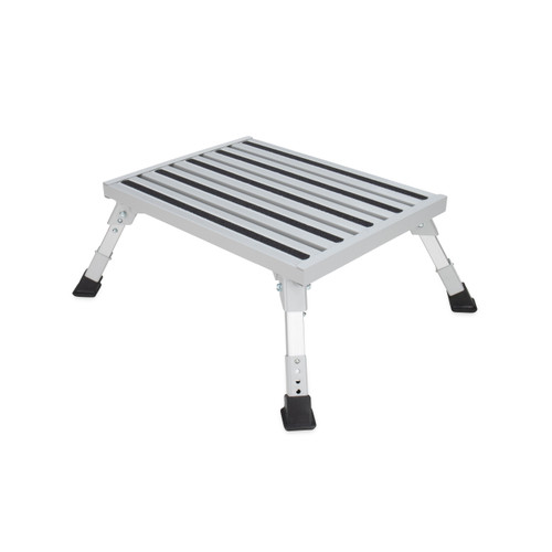 Camco Adjustable Height Aluminum Platform Step 43676