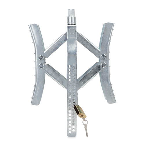 EazLift - 10" Wheel Stop w/Wrench and Lock, Metal (E/F) 44662