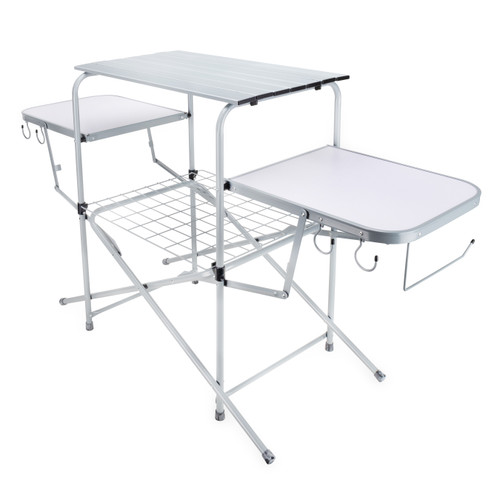 Camco Olympian Deluxe Portable Grill Table 57293
